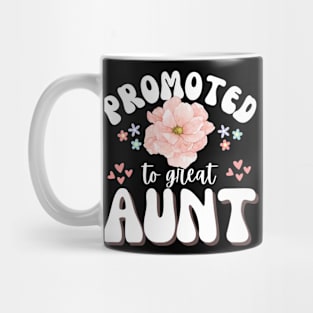 Promoted to great aunt funny mothers day Gift Mug